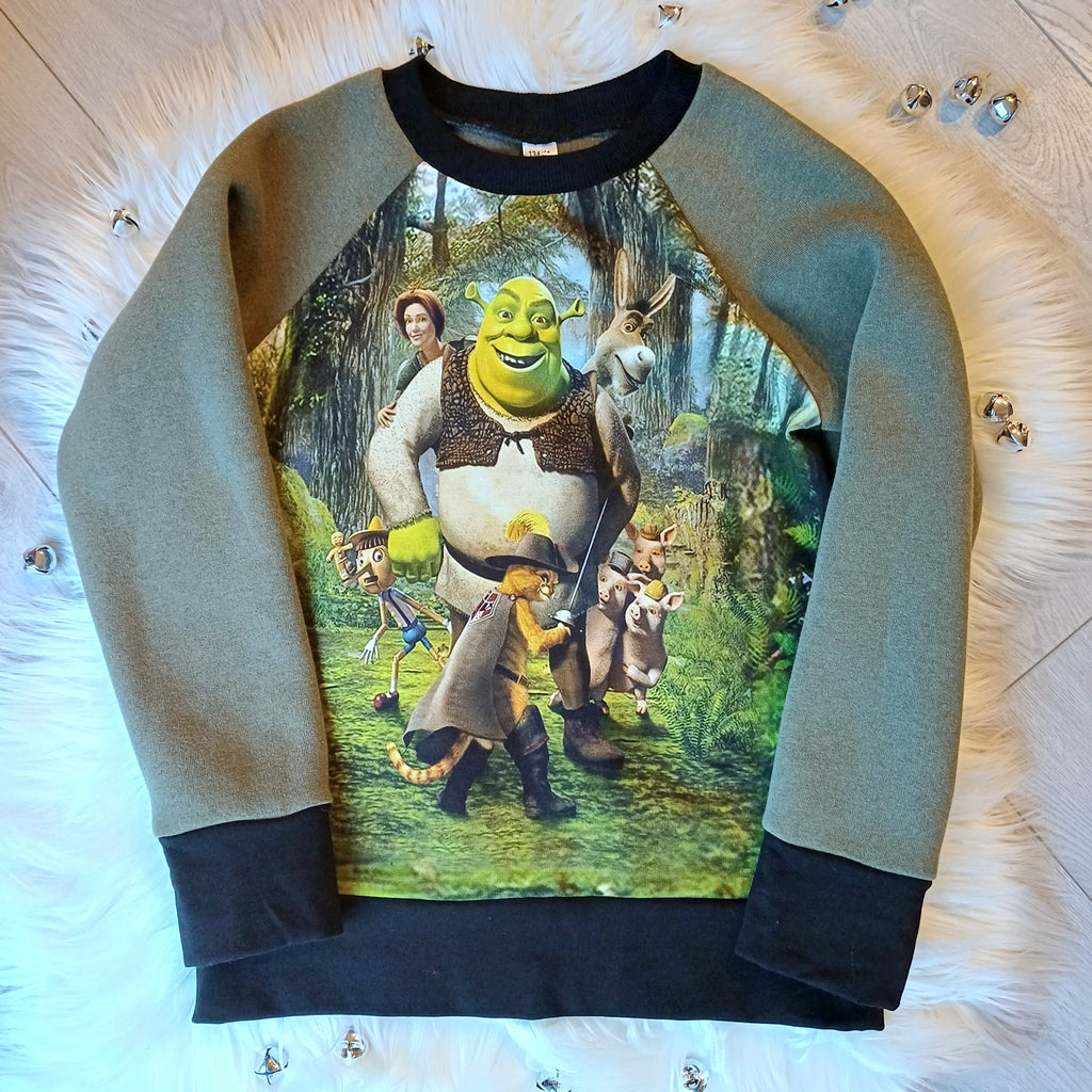 Rankų darbo šiltas, laisvalaikio kostiumėlis berniukai "Katinas ir pelkės gyventojai" 2