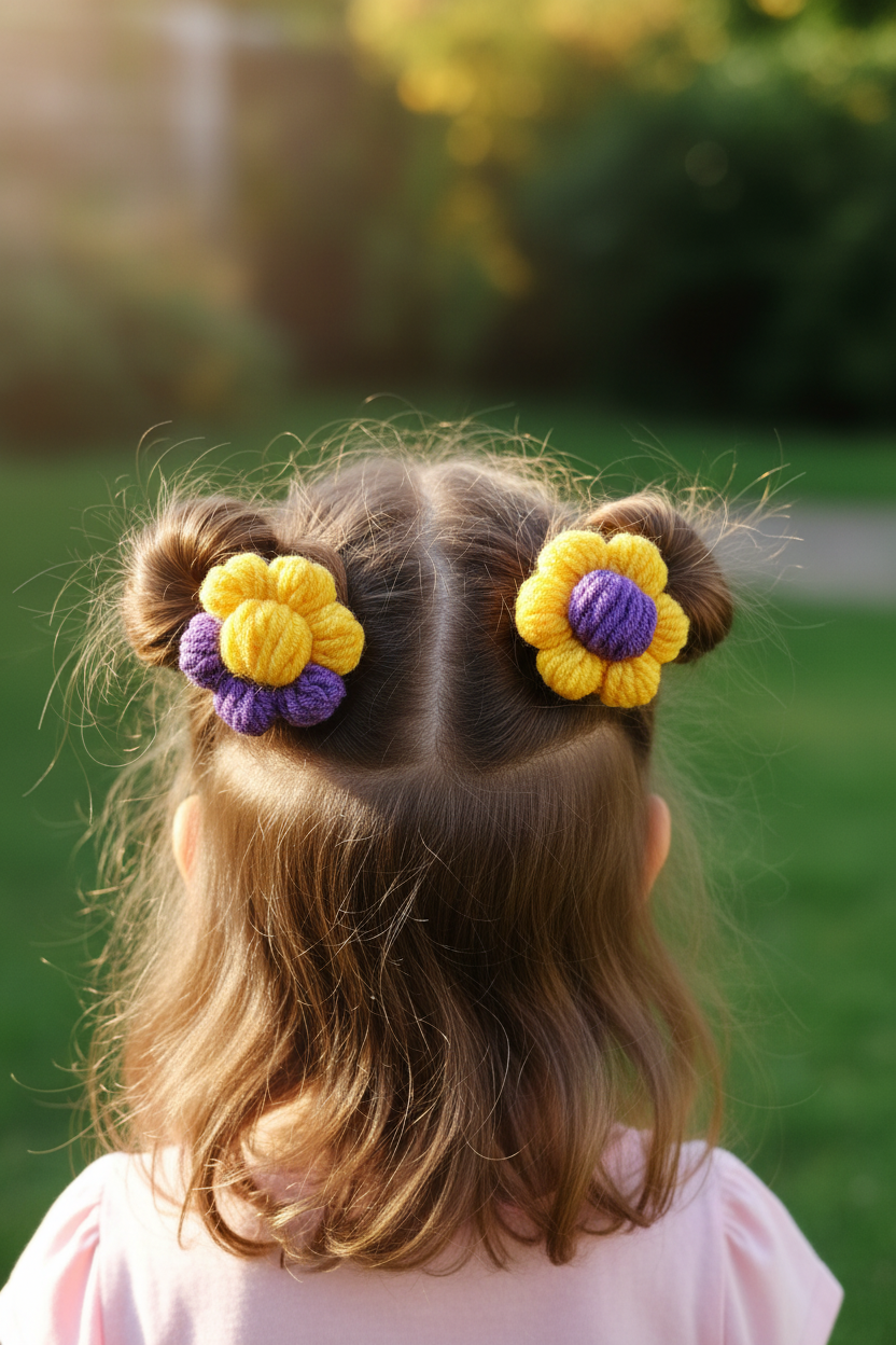 Gumelės geltona ir violetinė