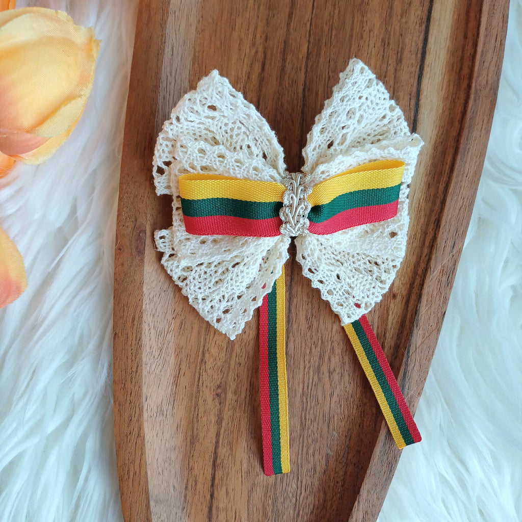 LT atributikos plaukų segtukas beige spalva